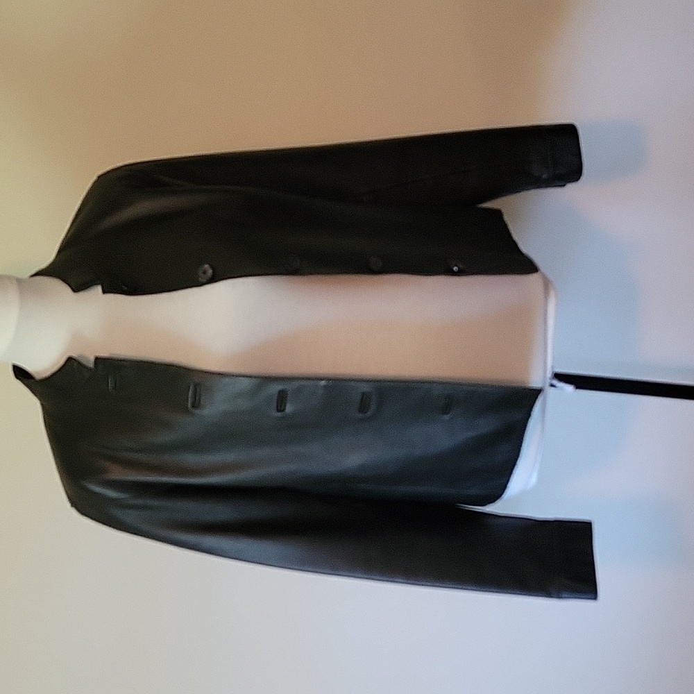 Isaac Mizrahi for Target stand up collar leather jacket. Size Medium.